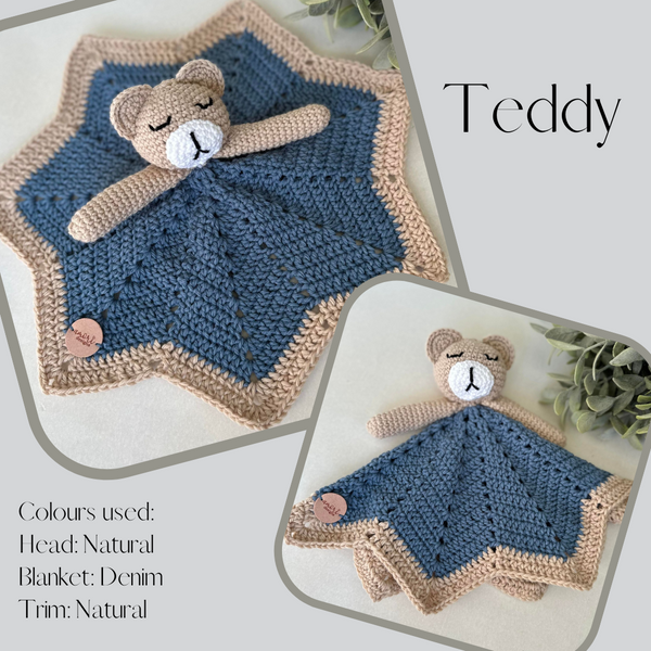 Handmade crochet snuggle blanket