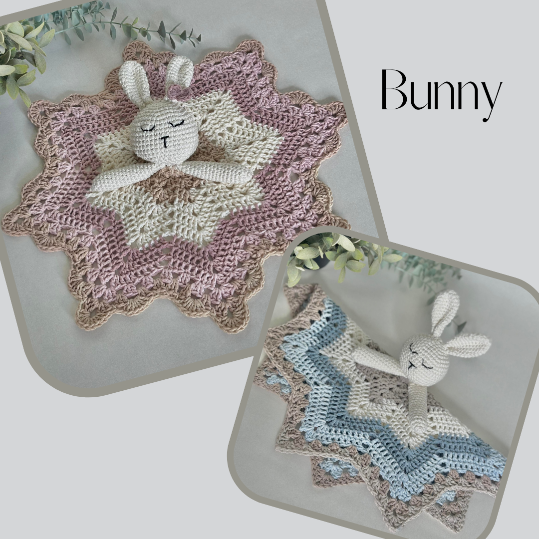 Crochet snuggle blanket- Bunny