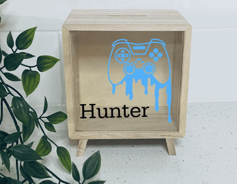 Wooden Money Box- Game control