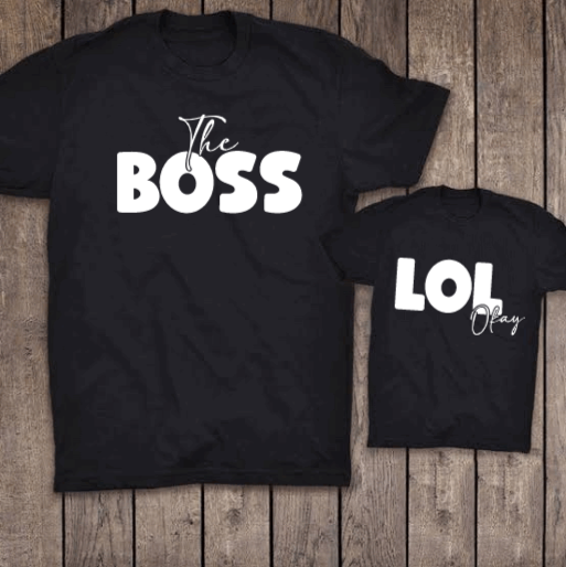 Matching Family Shirt- The Boss