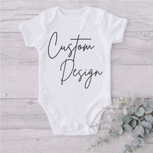Custom Baby Onesie- White