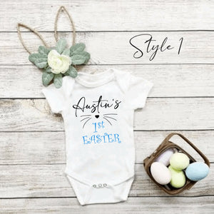 Personalised first Easter onesie