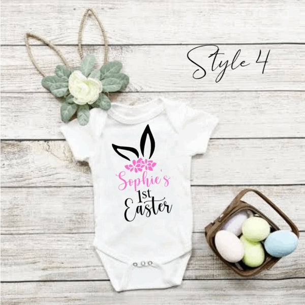 Personalised first Easter onesie