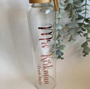Glass Drink Bottle