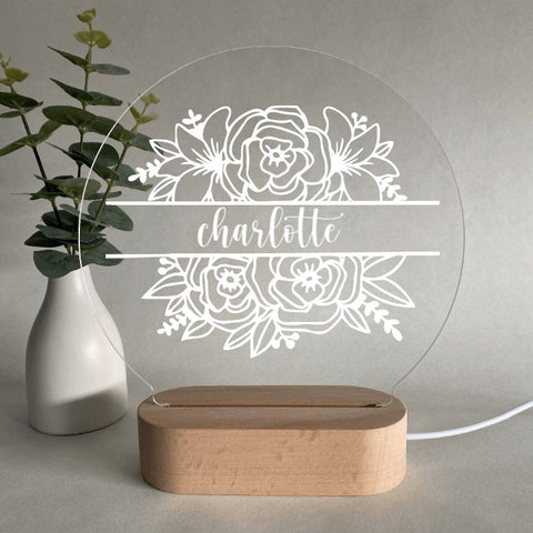 Night Light- Split Flower