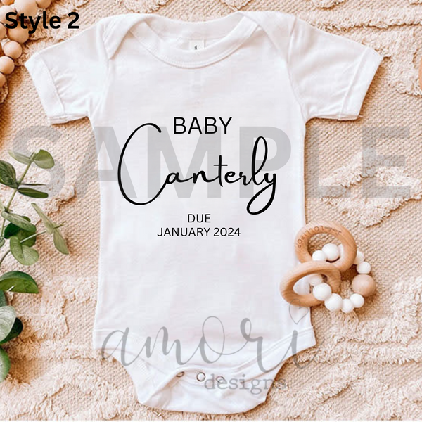 Digital File- Pregnancy announcement
