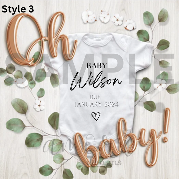 Digital File- Pregnancy announcement