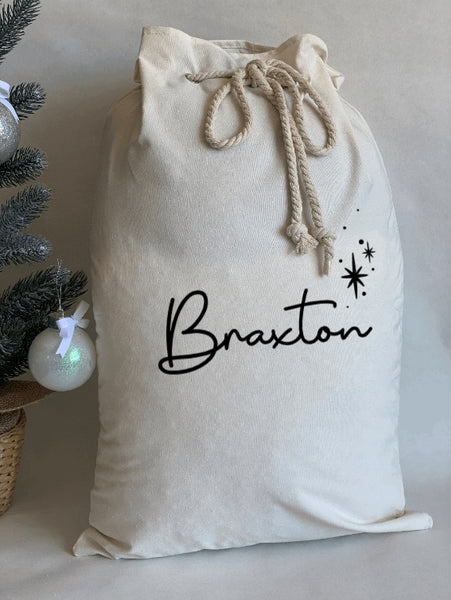 Santa Sack- Rope tie