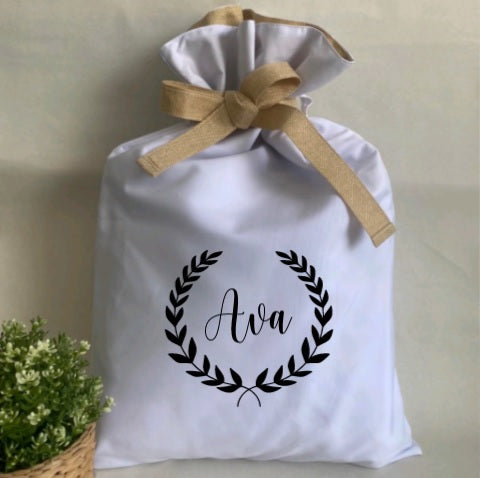 Santa Sack- Coloured Ribbon Tie