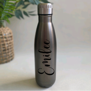Stainless Steel Drink Bottle- Graphite