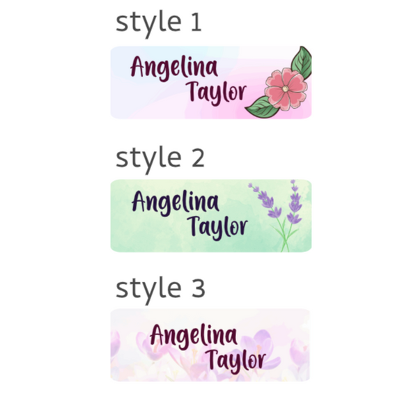 Name Labels- Flowers