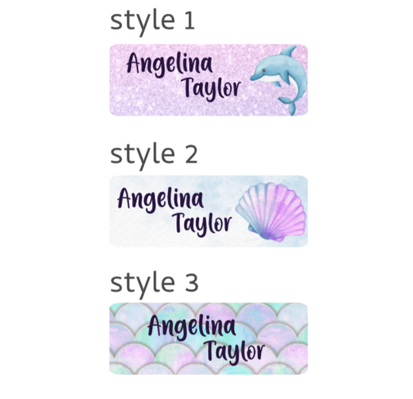 Name Labels- Ocean