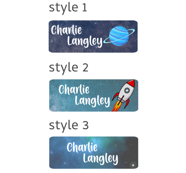 Name Labels- Space
