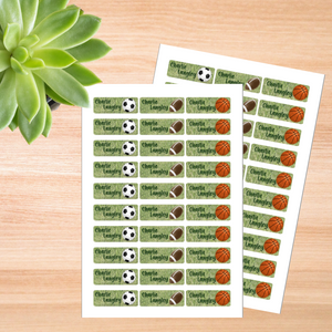 Name Labels- Sports