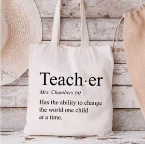 Definition of a Teacher Tote Bag