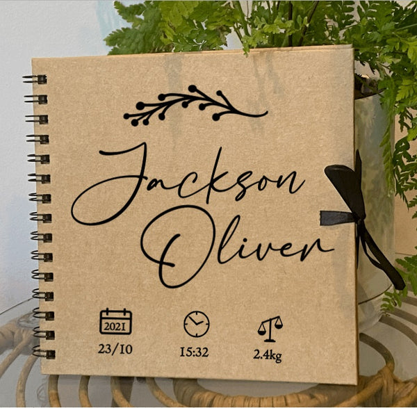 Personalised notebook 20cm x 20cm