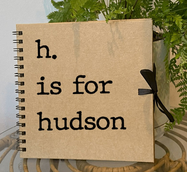 Personalised notebook 20cm x 20cm