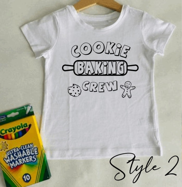 Kids Christmas Colouring Shirt
