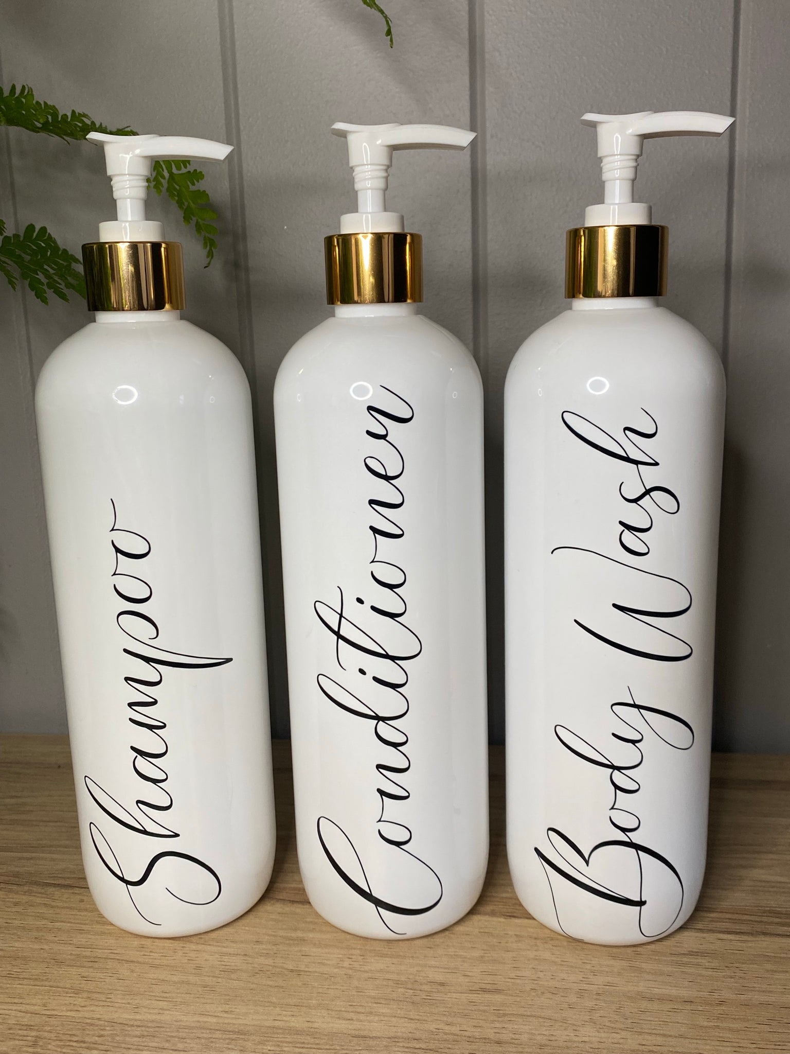 Shampoo, Conditioner & Body Wash set- Gold