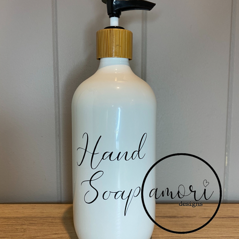 Hand Soap or Body Lotion bottle 500ml
