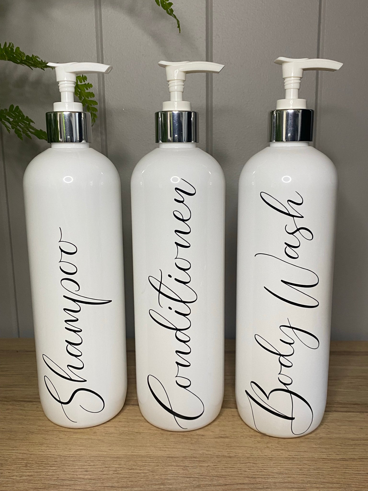 Shampoo, Conditioner & Body Wash set- Silver