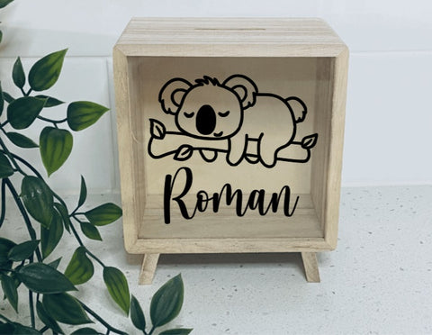 Wooden Money Box- Koala