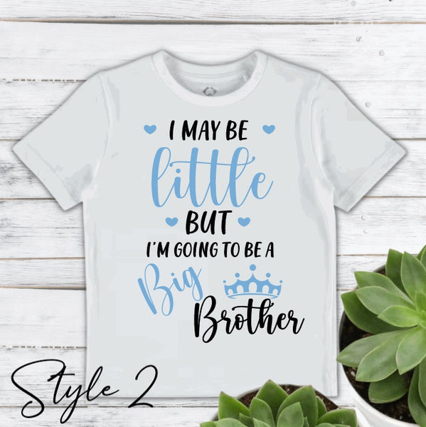 Pregnancy announcement sibling shirt