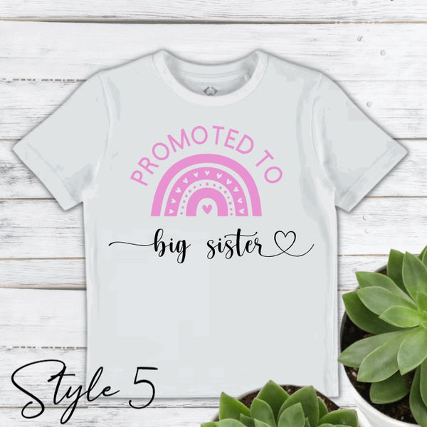 Pregnancy announcement sibling shirt