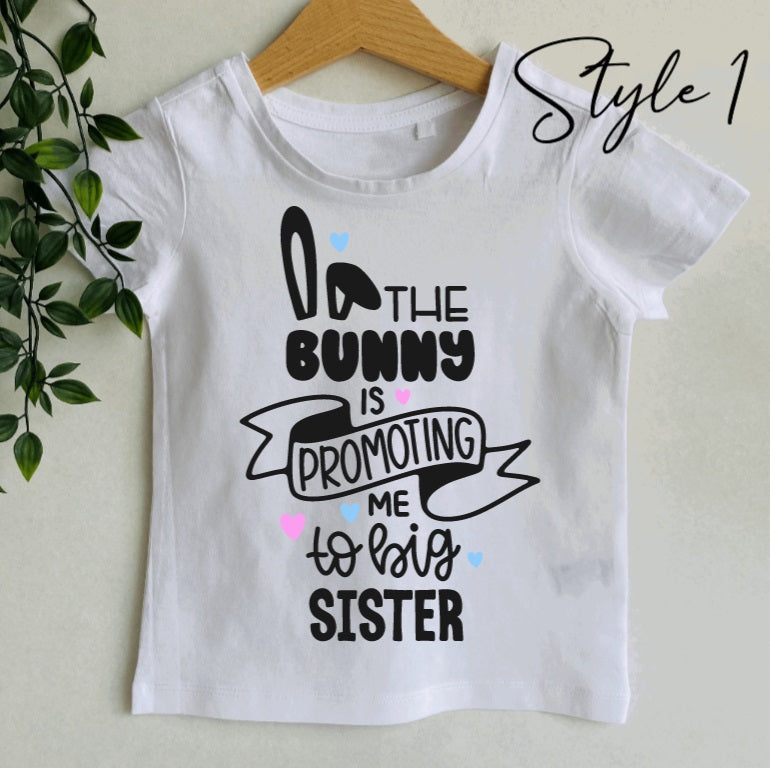 Pregnancy announcement shirt- Easter